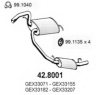 ASSO 42.8001 Middle-/End Silencer